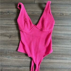 Pink bodysuit